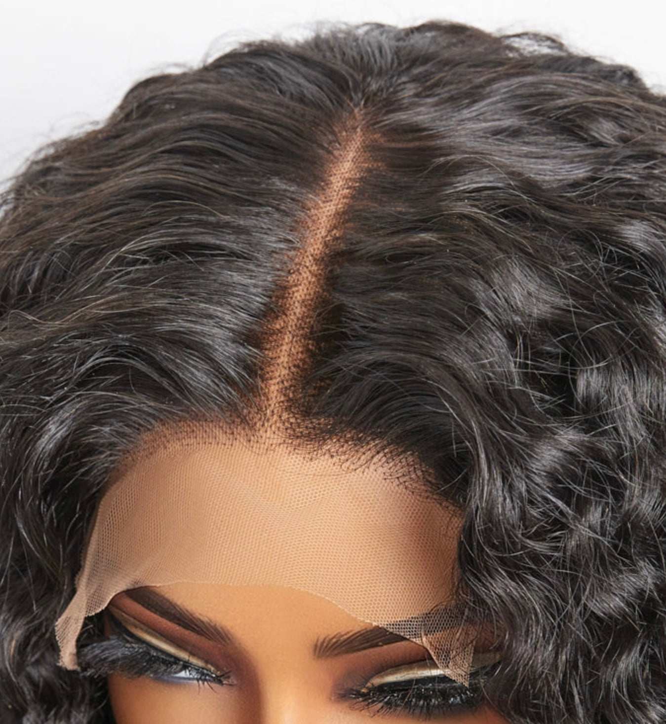 5x5 Glueless Water Wave Lace Closure Bob Wig 150% Density