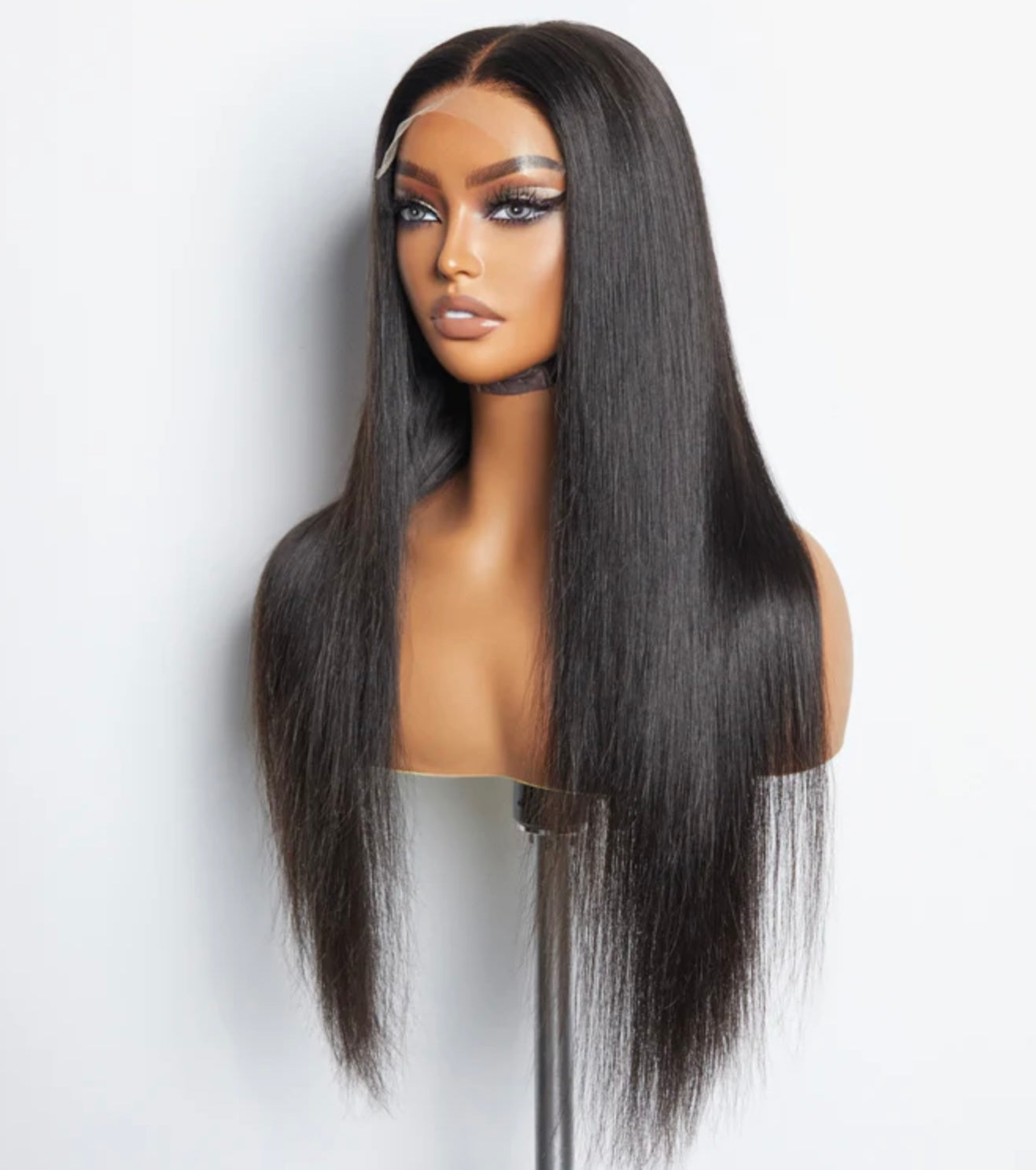 5x5 HD Glueless Lace Closure Wig Straight 180% Density