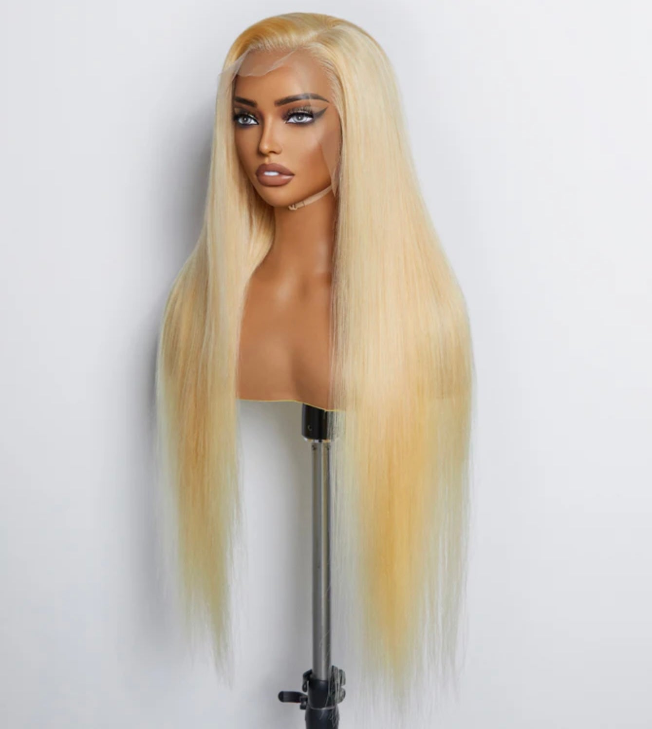 13"x4" #613 Straight Lace Frontal Wig 200% Density