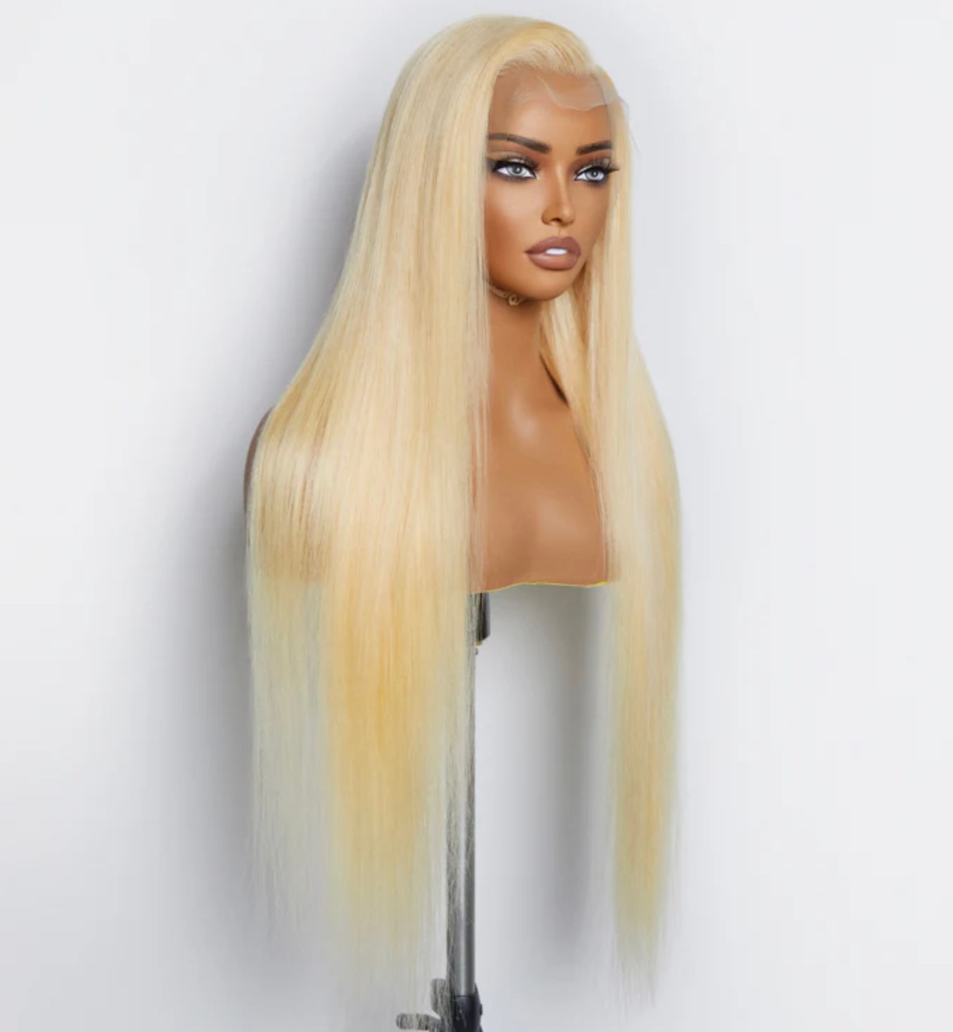 13"x4" #613 Straight Lace Frontal Wig 200% Density