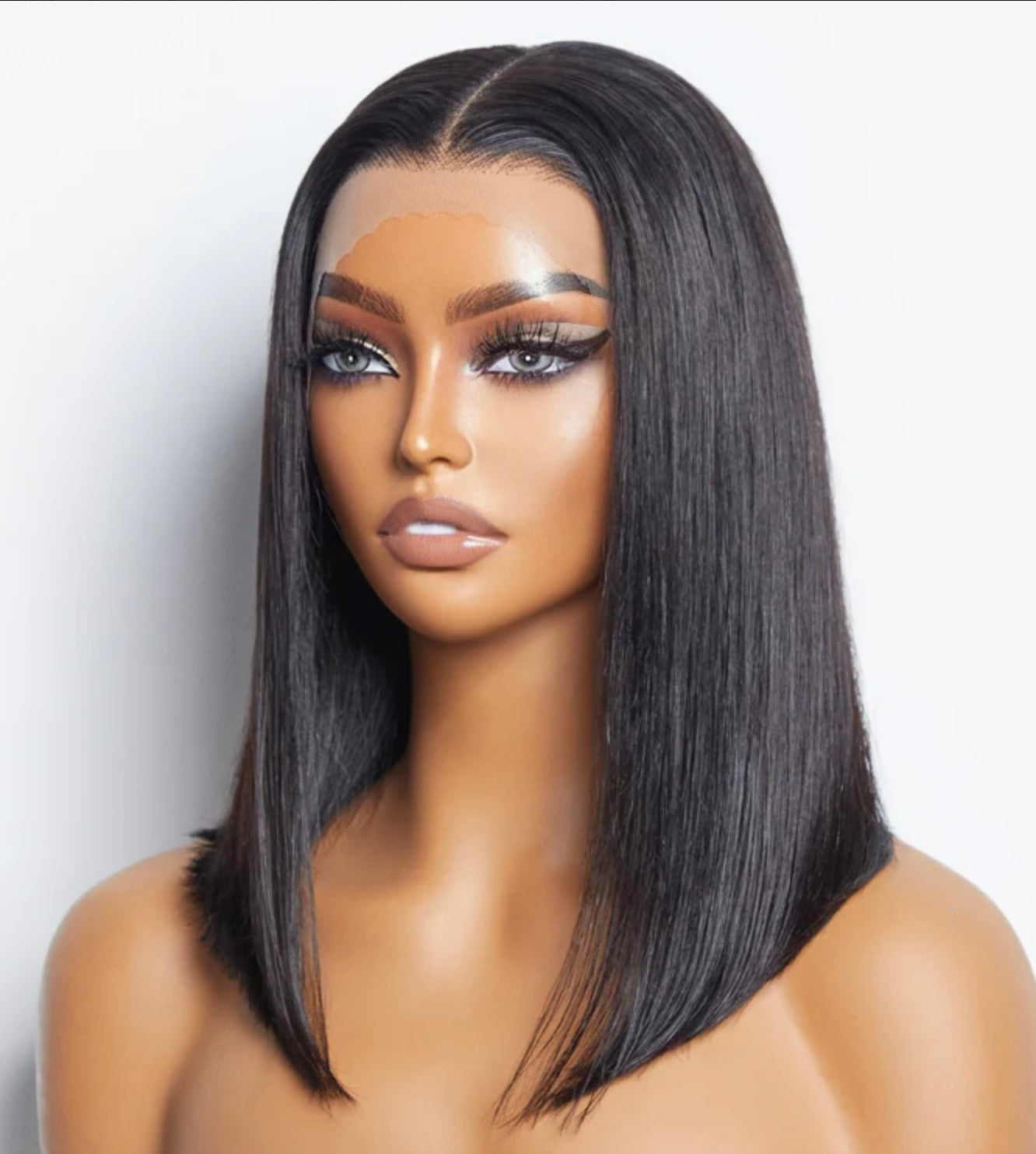 13x4 Lace Front Straight Bob Wig