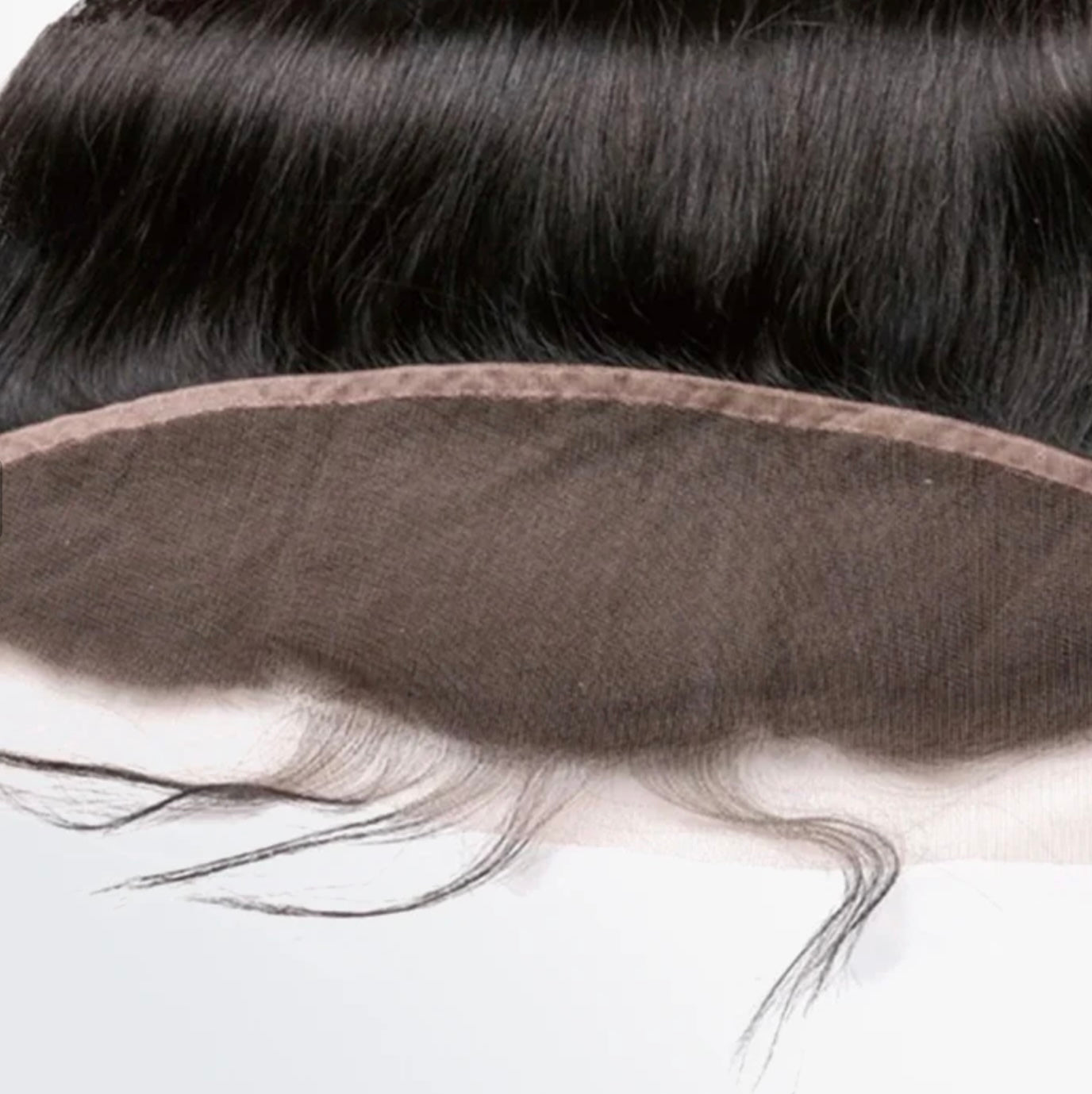 13" X 4" Straight Free Parted Frontal