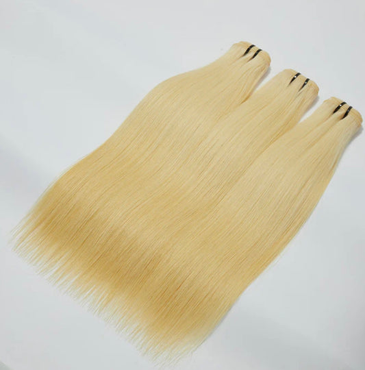 #613 Raw Blonde Straight Bundle